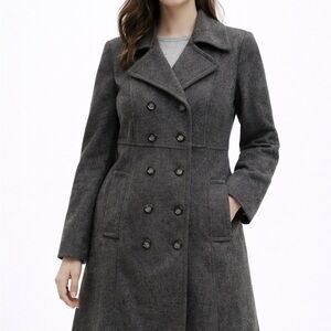 Kristen Blake Charcoal Pea Coat